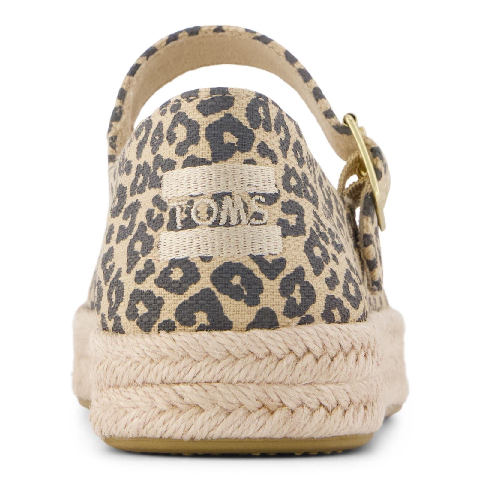 TOMS Carolina Mary Jane Textile Women's Oatmeal Espadrilles