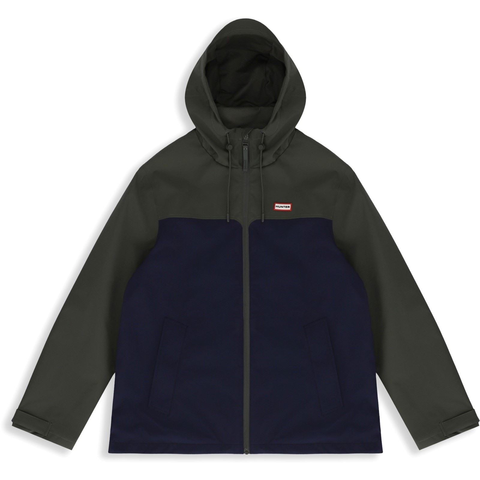 Hunter Original Mens Block Waterproof Men's Green Rain Jacket