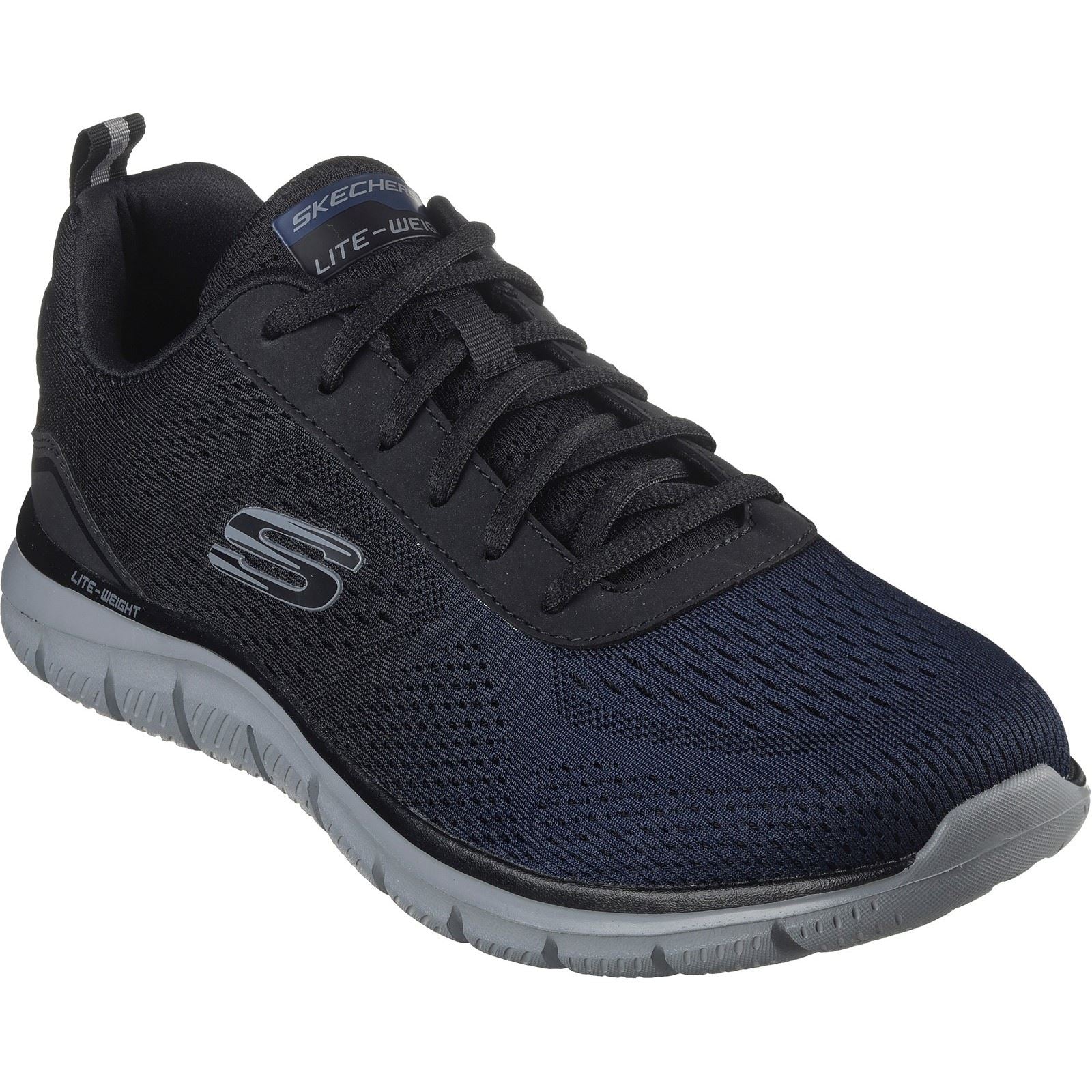 Skechers Track - Ripkent Textile Men's Navy/Black Trainers
