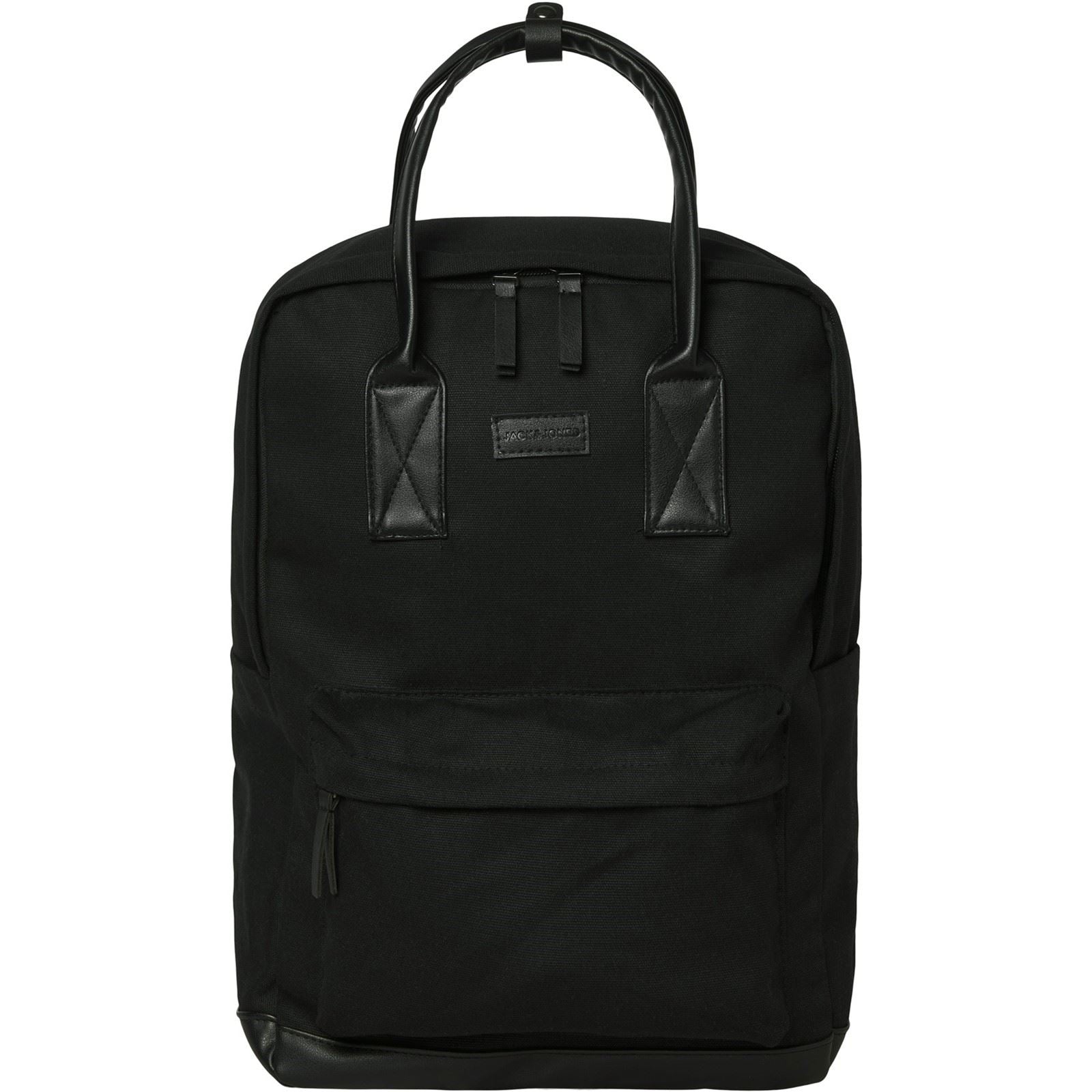 Jack & Jones Pascal Cotton Unisex Adults Black Backpack - One Size