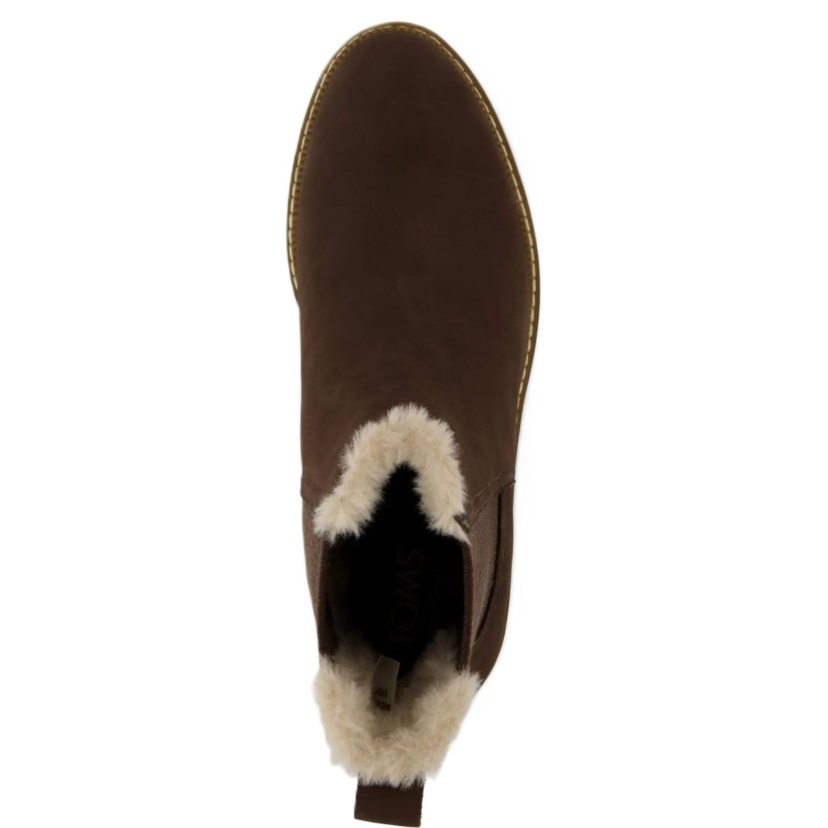 TOMS Bennet Nubuck Women's Chocolate Brown Boots