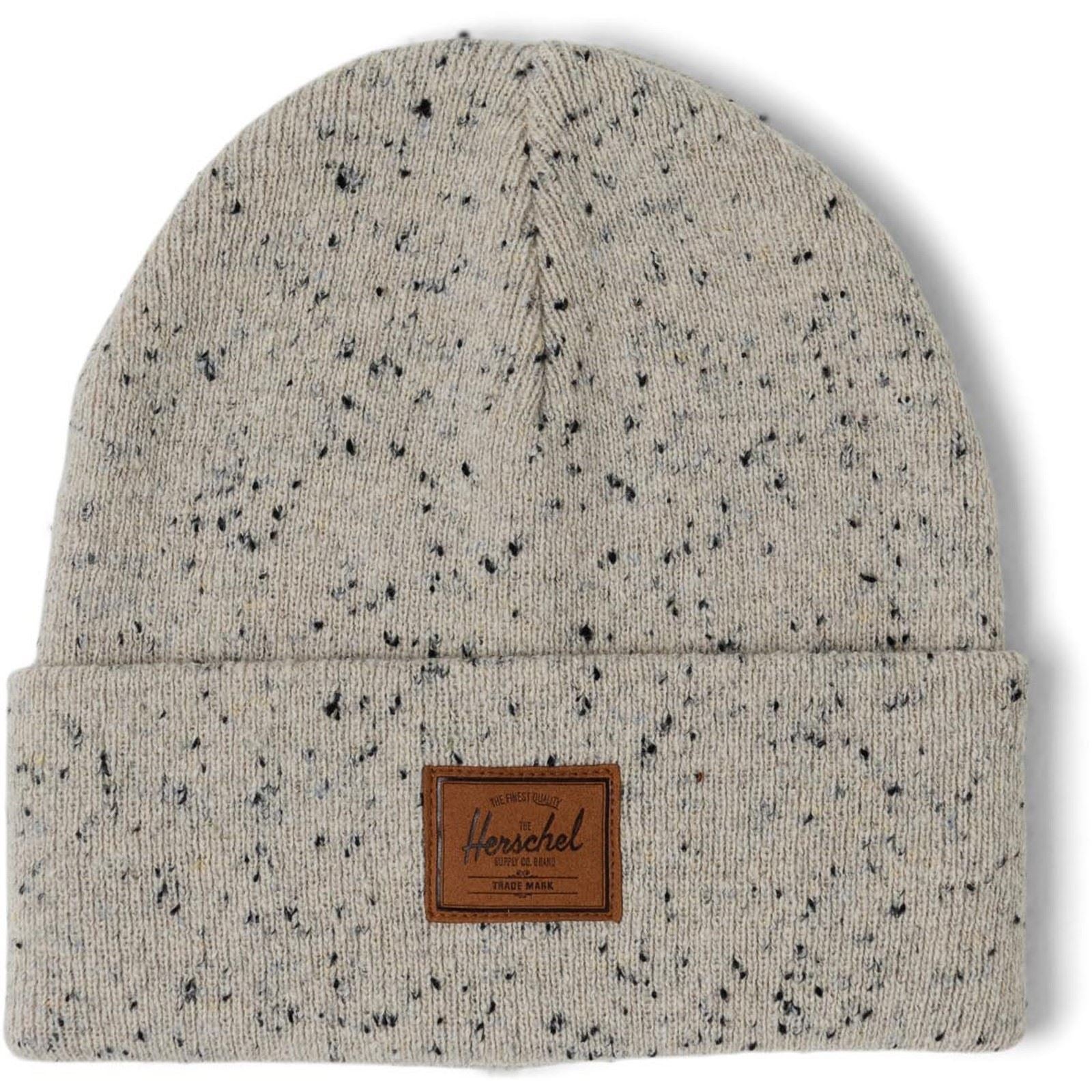Herschel Bags Elmer Marled Beanie Unisex Adults Taupe Beanie Hat - One Size