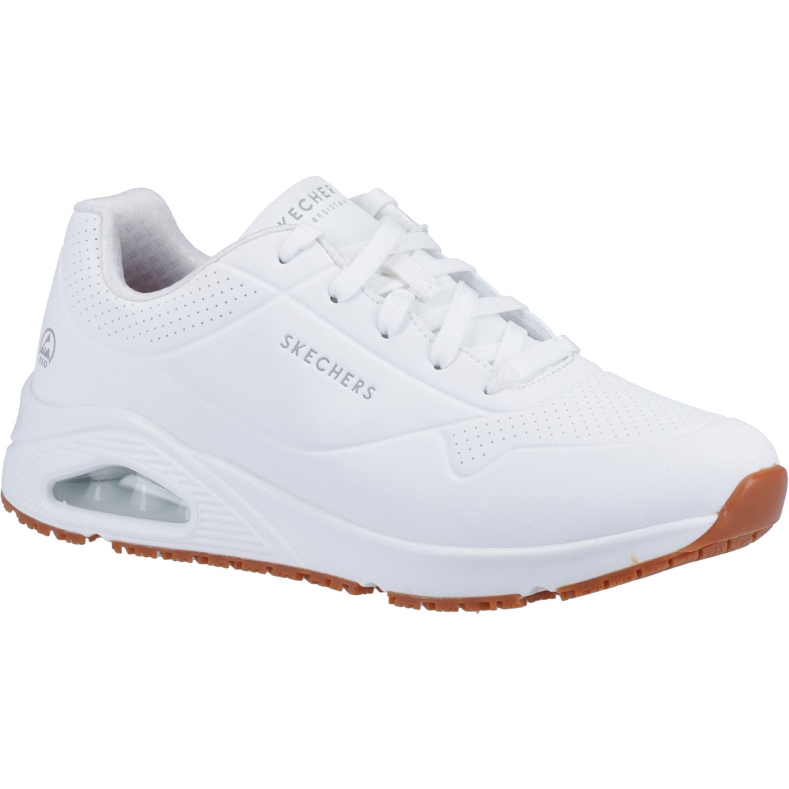 Skechers Workwear Work Relaxed Fit: Uno SR - Sutal Men's White Safety Trainers