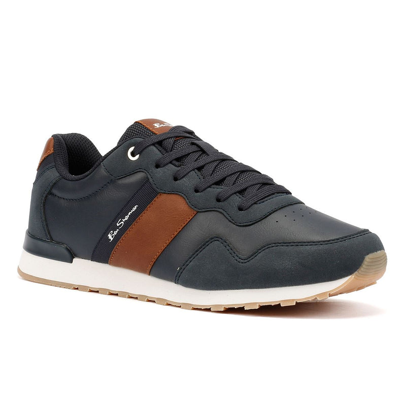 Ben Sherman Owen Retro Men's Navy/Tan Trainers