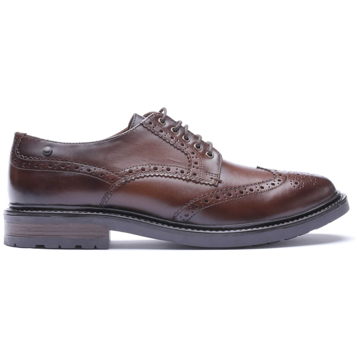 Base London Tanner Leather Men's BROWN Brogues Shoes
