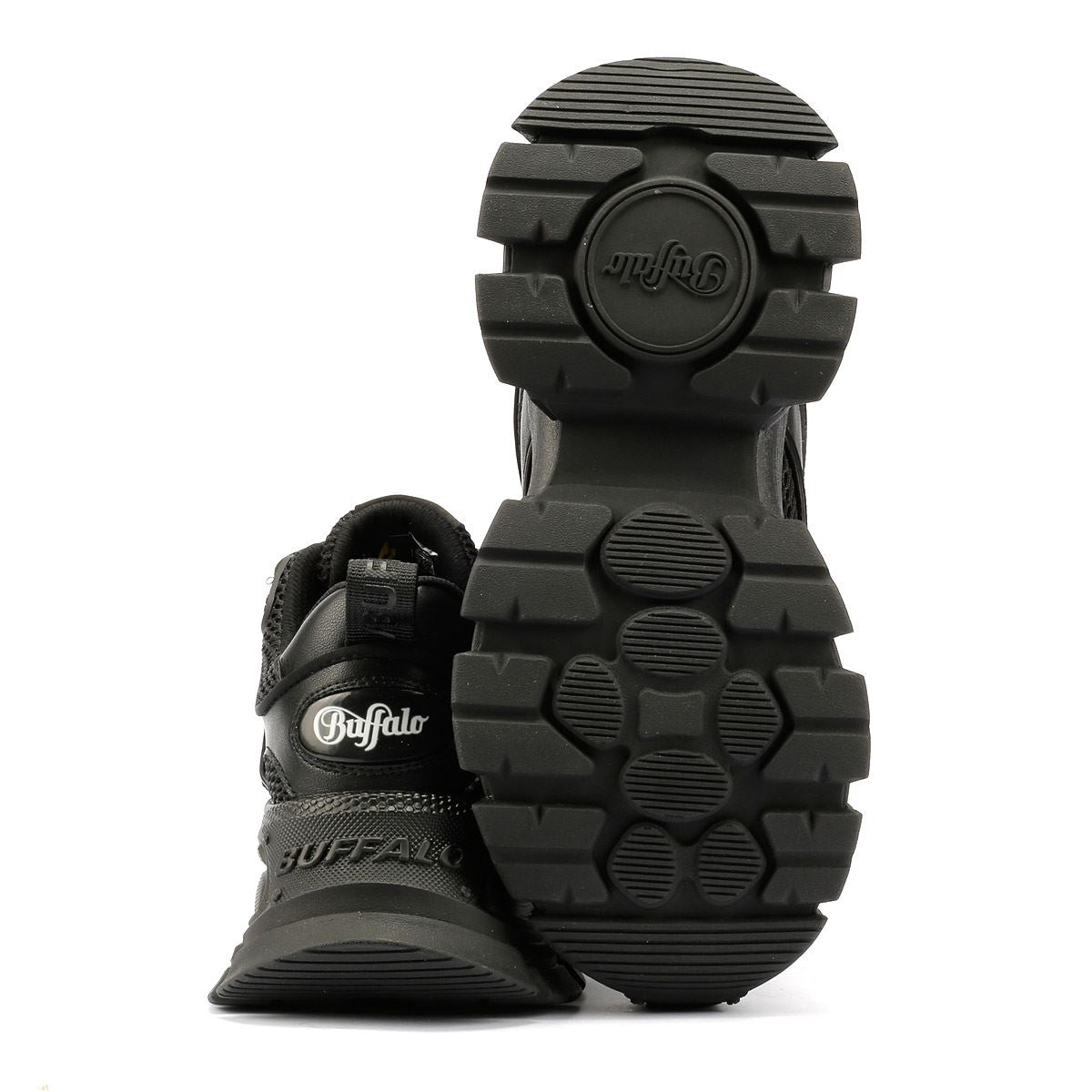 Buffalo Saturn Lace Women's Black Trainers