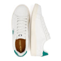 Fred Perry B721 Leather Men's Snow White/Court Green Trainers