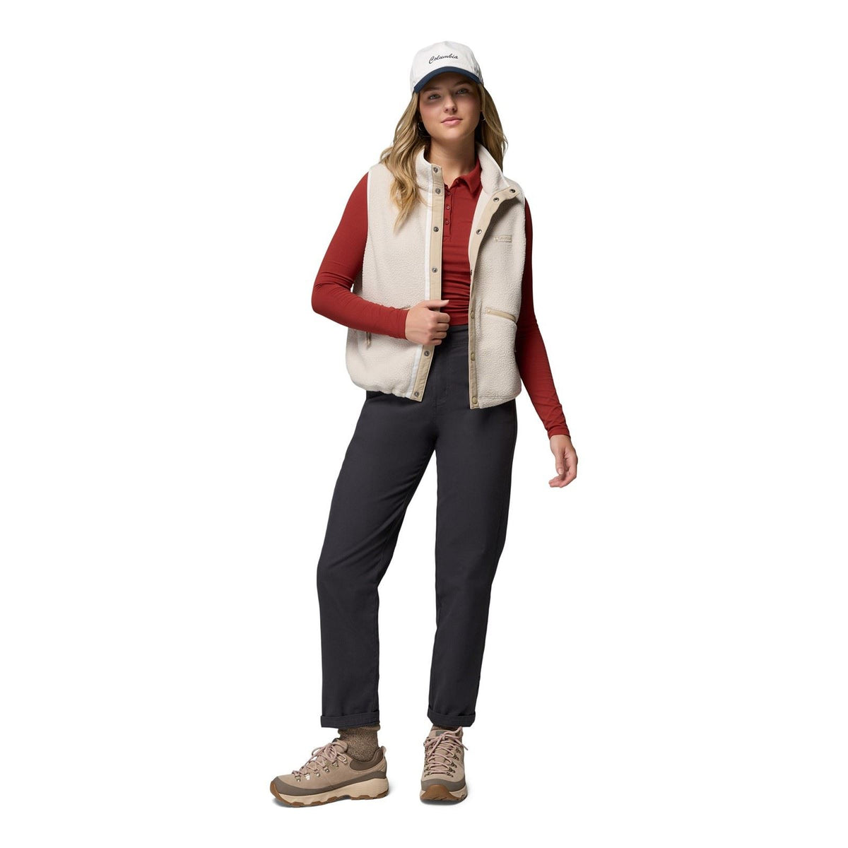 Columbia Helvetia Vest Women's Beige Gilets