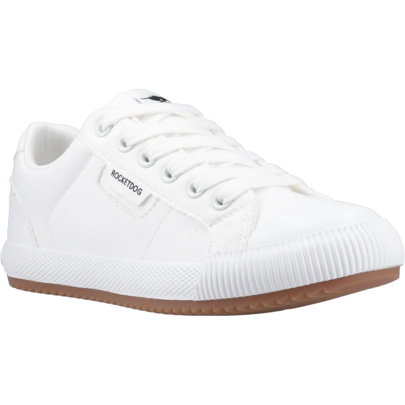 Rocket Dog Cheery Low Cotton Women's White Trainers