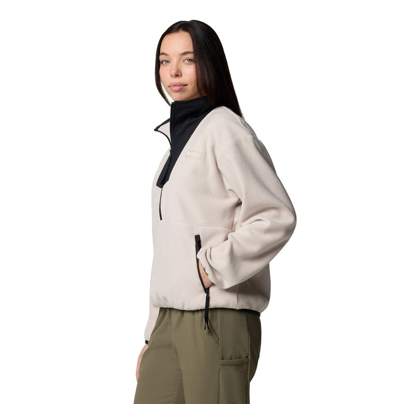 Columbia Sequoia Grove 1/2 Zip Fleece Polyester Women's Brown Pullover