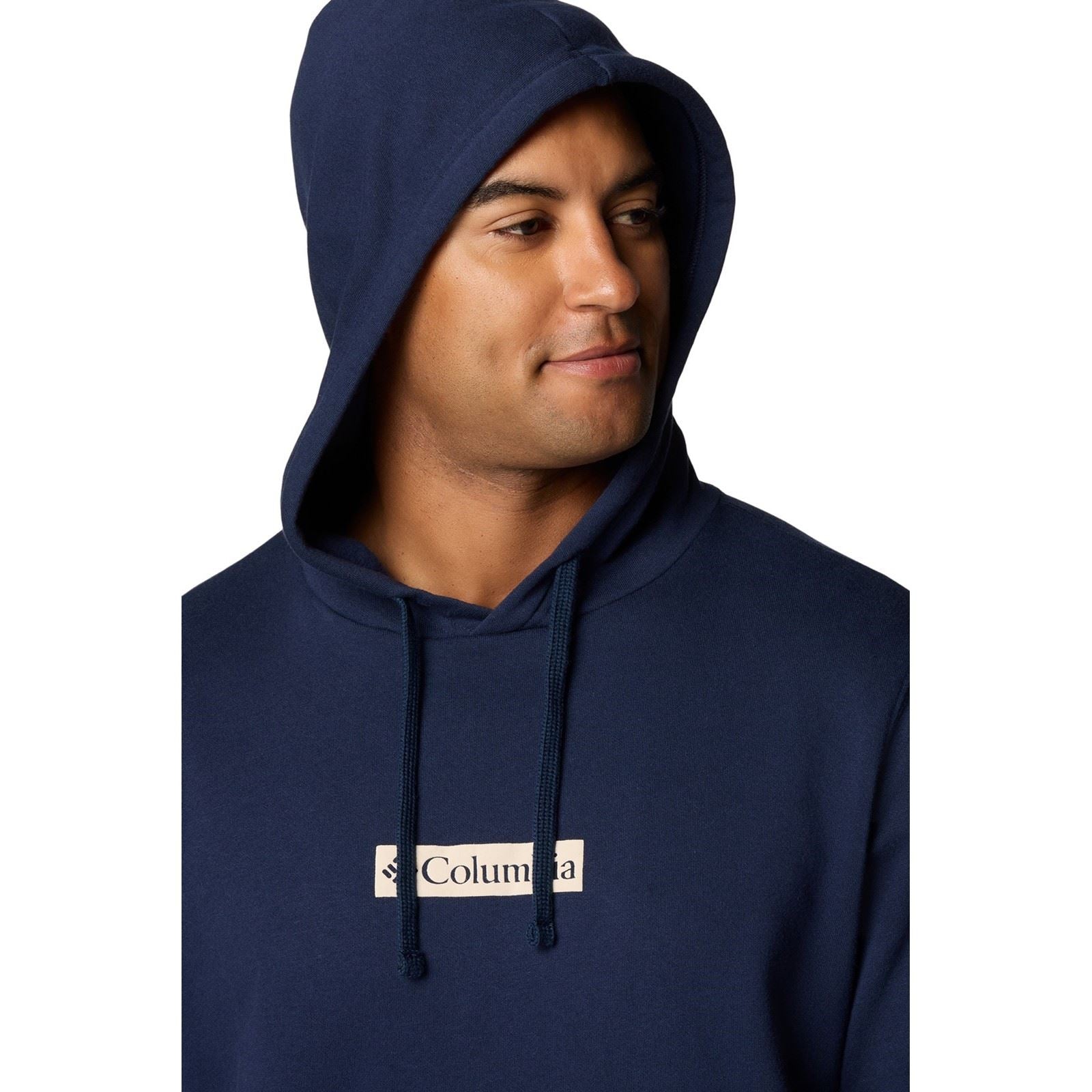 Columbia Columbia Trek Cotton Men's Blue Hooded Sweatshirt