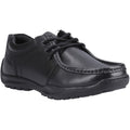 Hush Puppies Mackenzie Leather Boys's Black Lace-Up Shoes