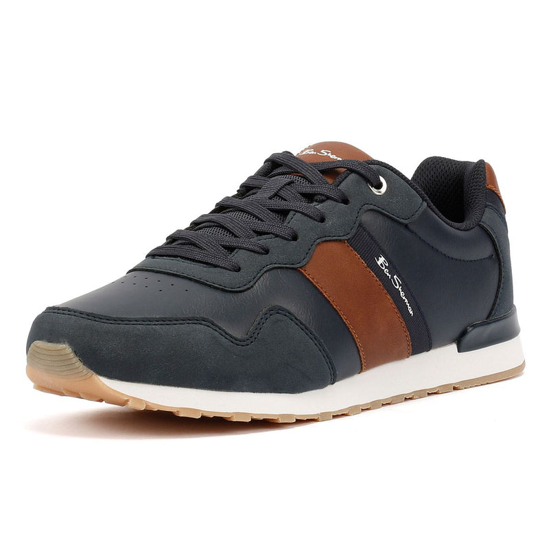 Ben Sherman Owen Retro Men's Navy/Tan Trainers