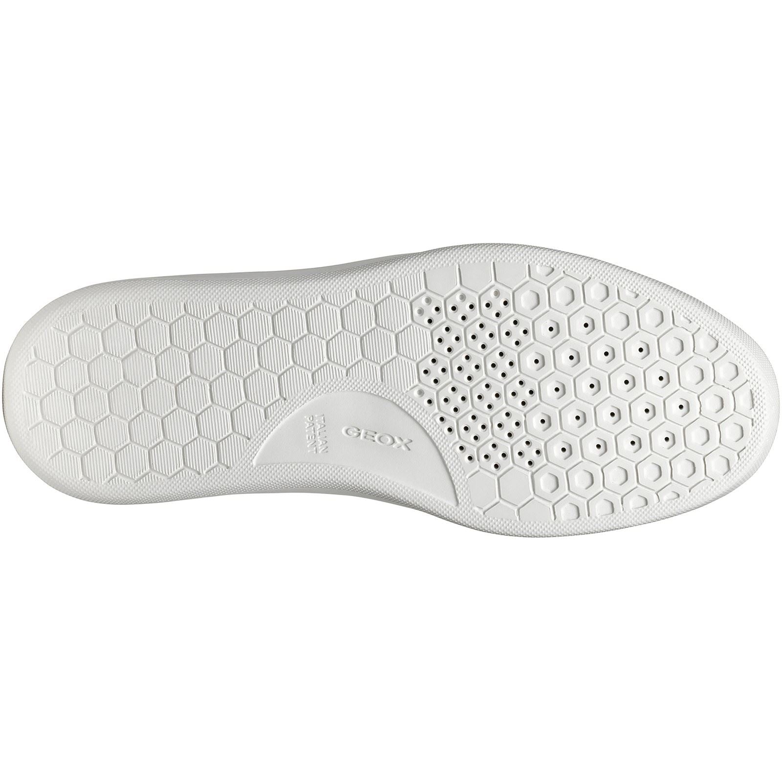 Geox U DEIVEN Leather/Suede Men's Sand/White Trainers