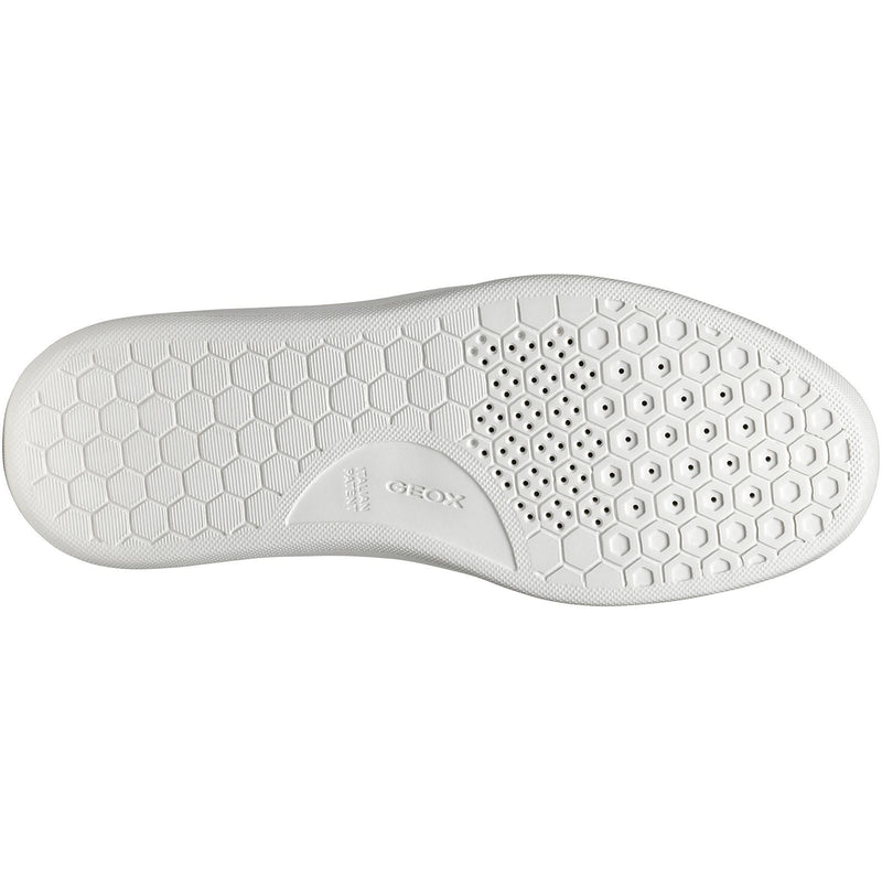 Geox U DEIVEN Leather/Suede Men's Sand/White Trainers