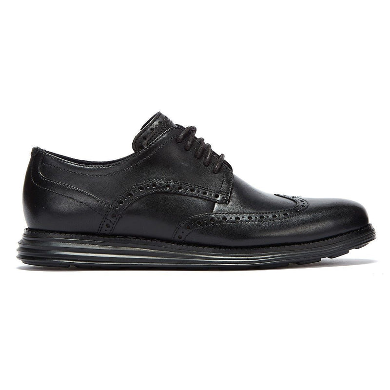Cole Haan ØriginalGrand Wingtip Oxford Leather Men's Black Shoes
