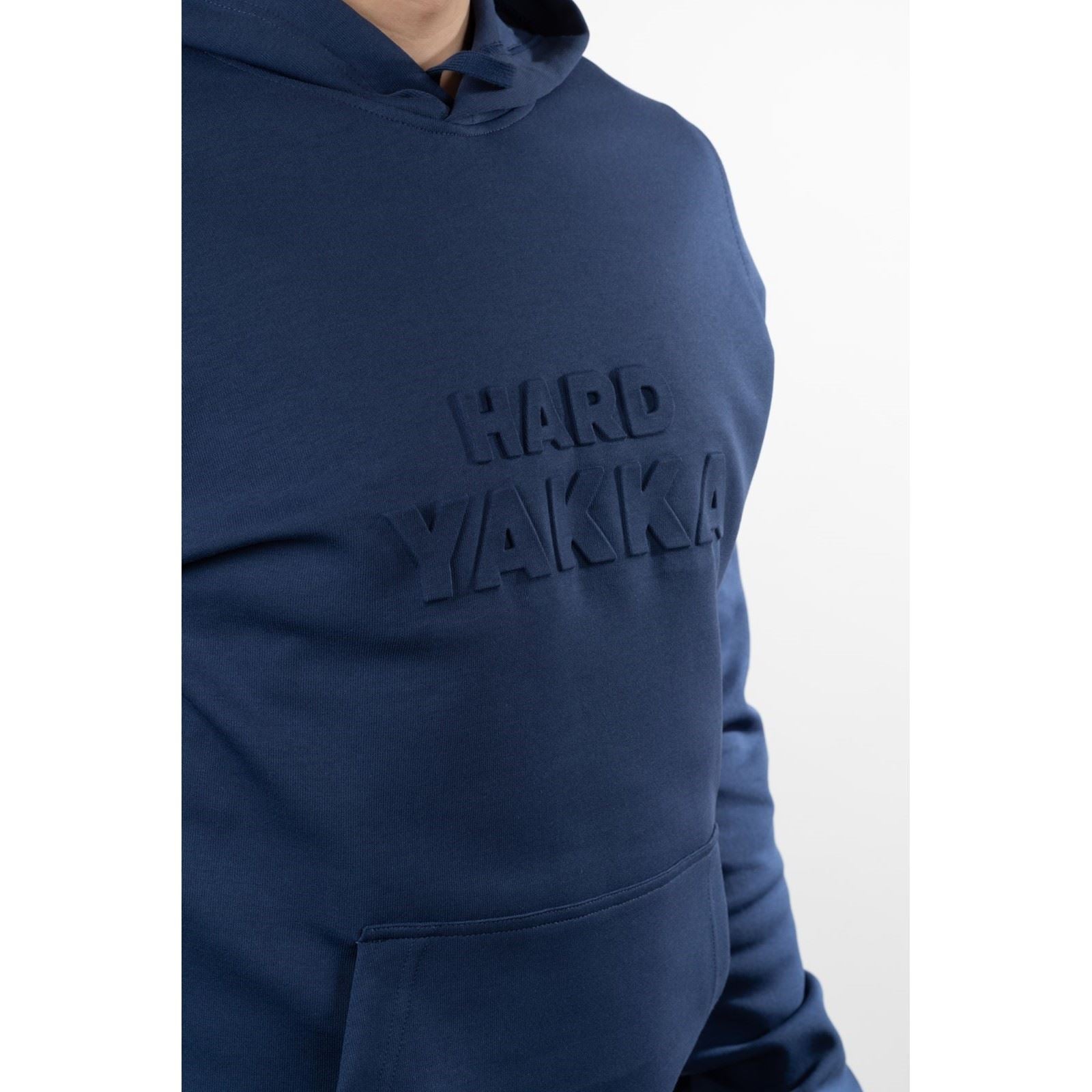 Hard Yakka Embossed Pullover Cotton Men's Hooded Sweatshirt