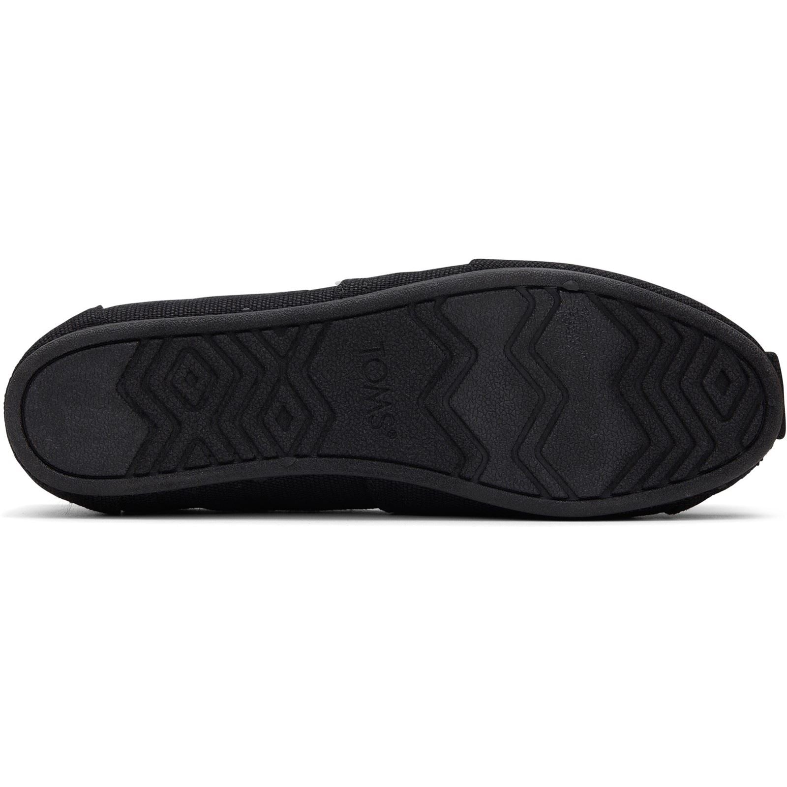 TOMS Alpargata Classic Cotton Women's Black Espadrilles