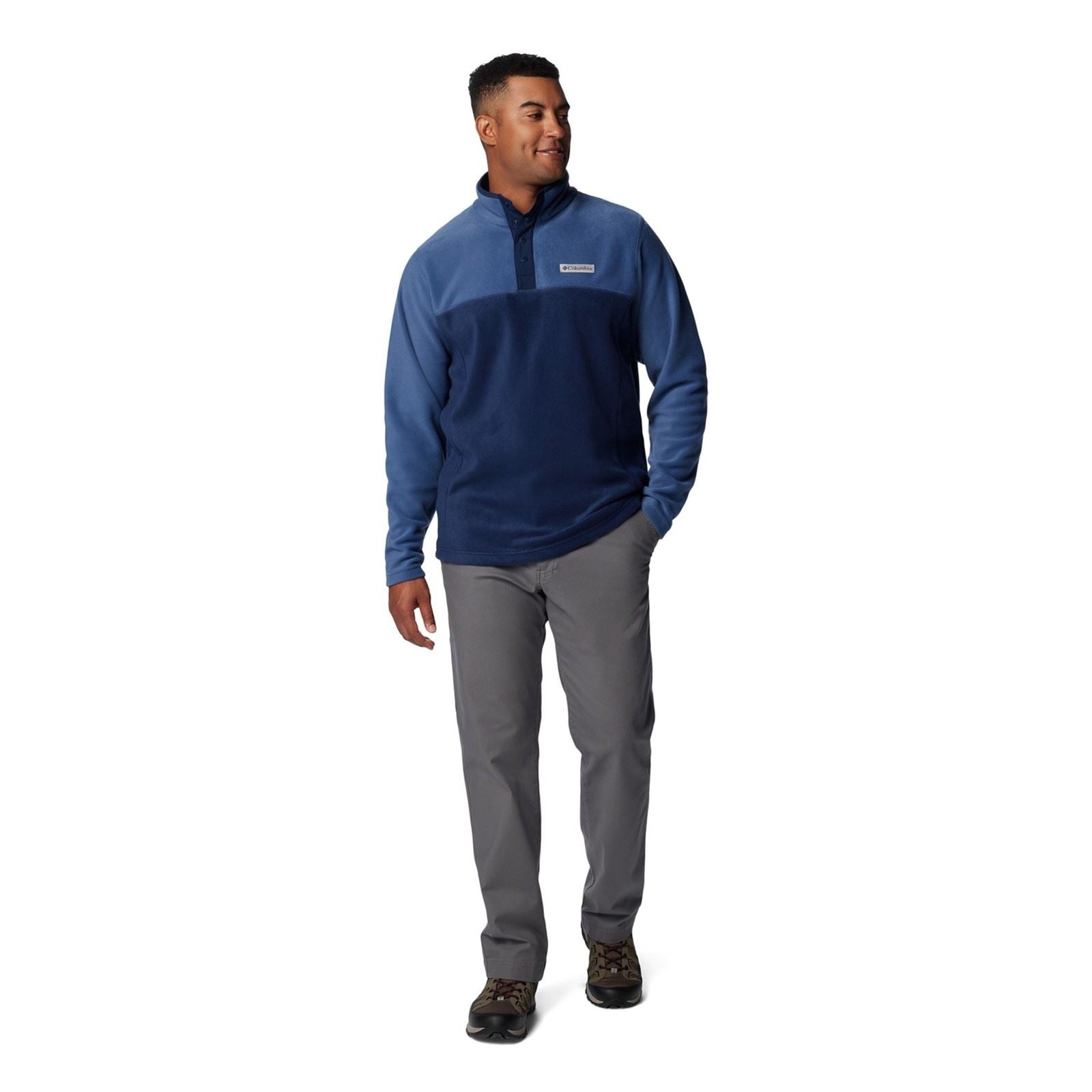 Columbia Steens Mountain Half Snap II Men's Blue Fleece Jacket