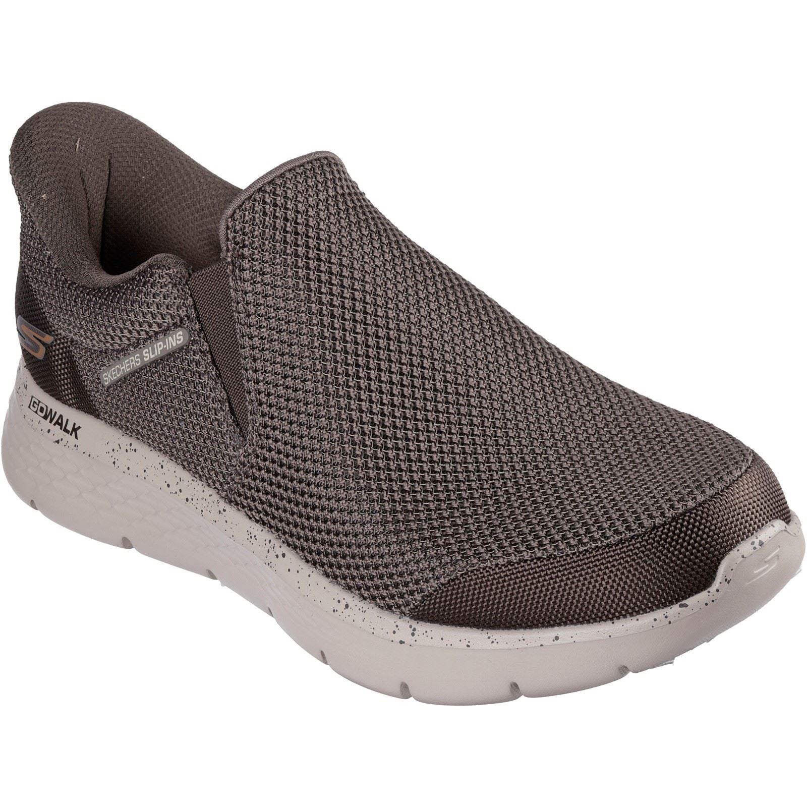 Skechers GO WALK Flex Ojai Textile Men's Khaki Trainers