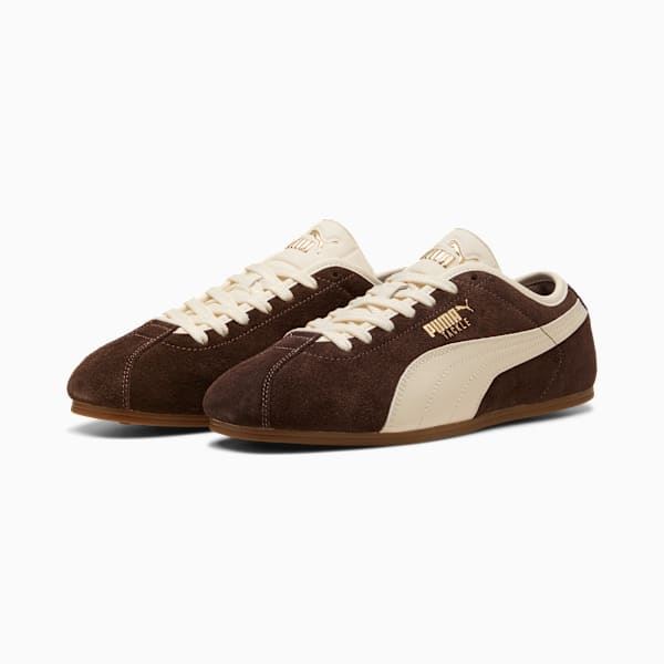 Puma Tackle Suede Chocolate/Alpine Snow Trainers