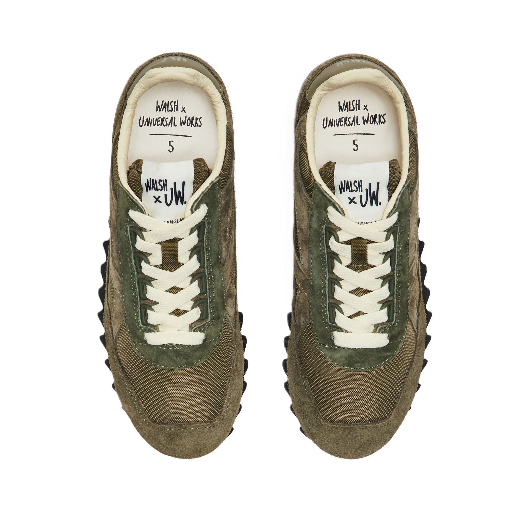 Walsh Ensign Green Trainers