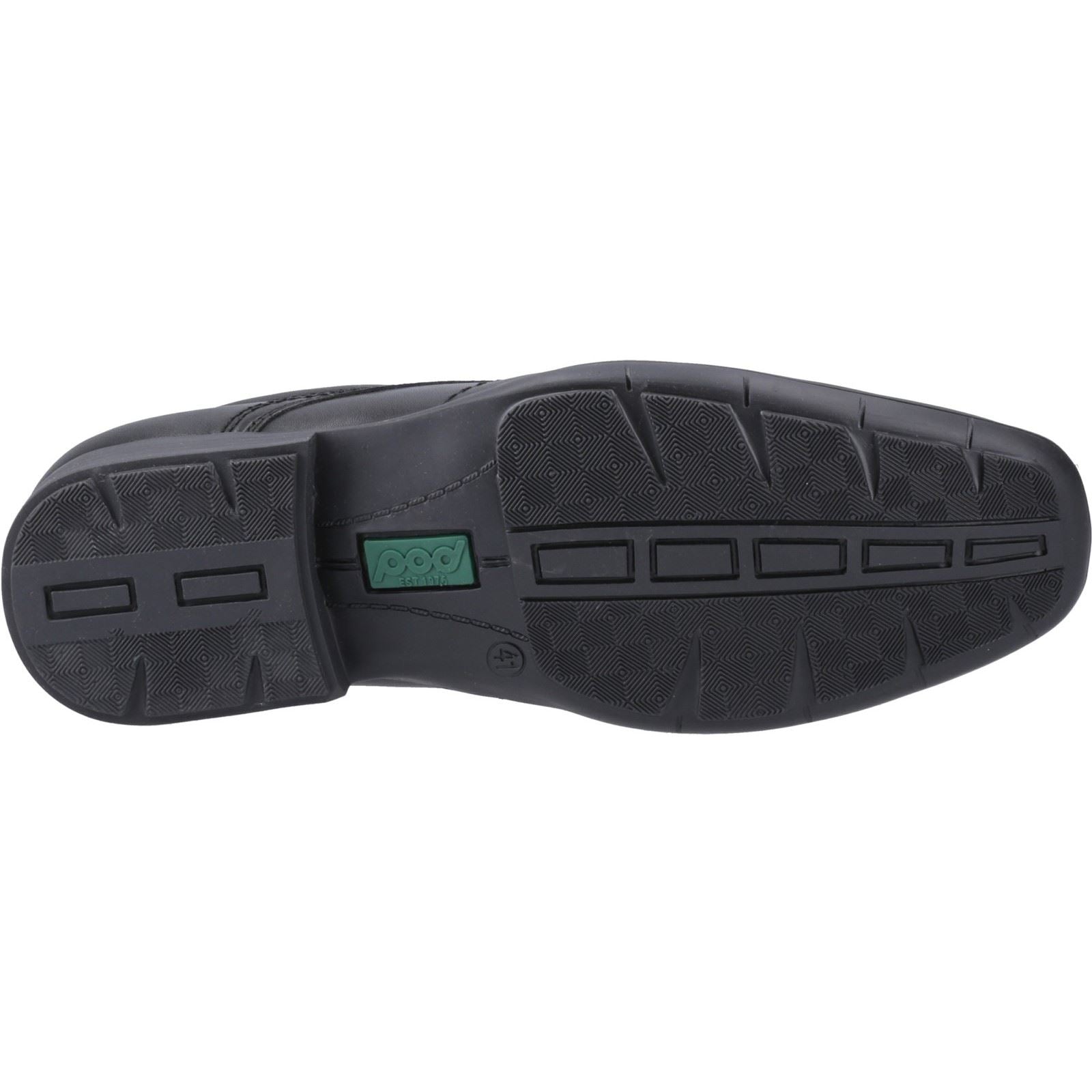 Pod Angus Leather Men's Black Lace-Up Shoes