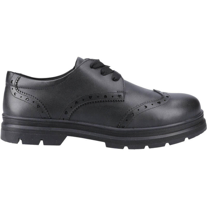Pod Fiona Leather Girls's Black Brogues