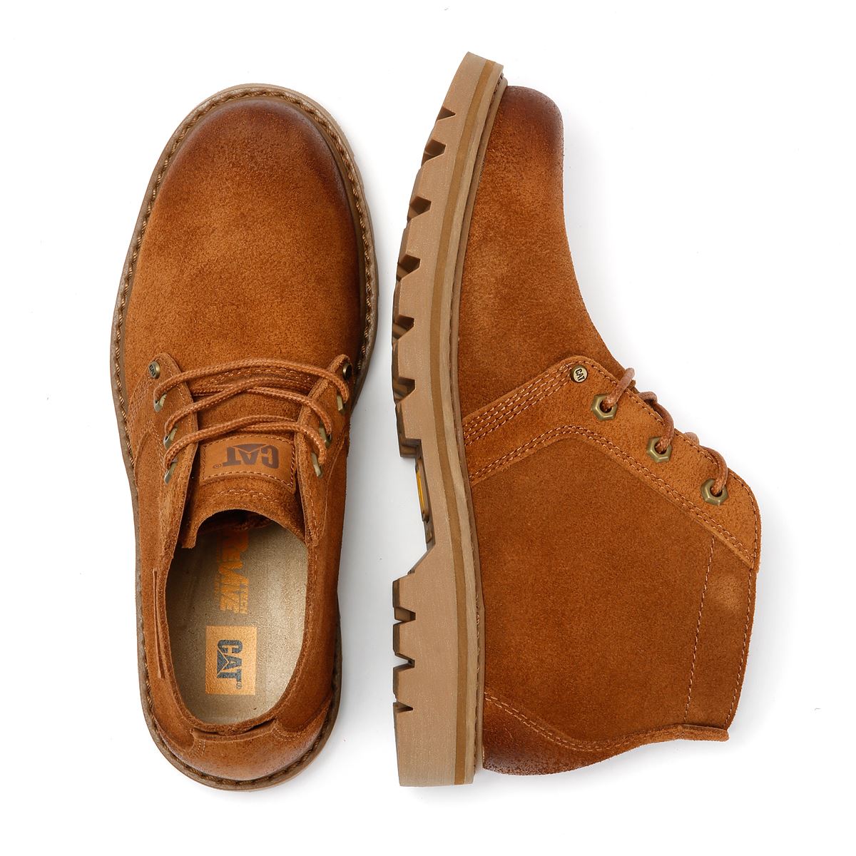Caterpillar Grader Chukka Suede Men's Syrup Boots