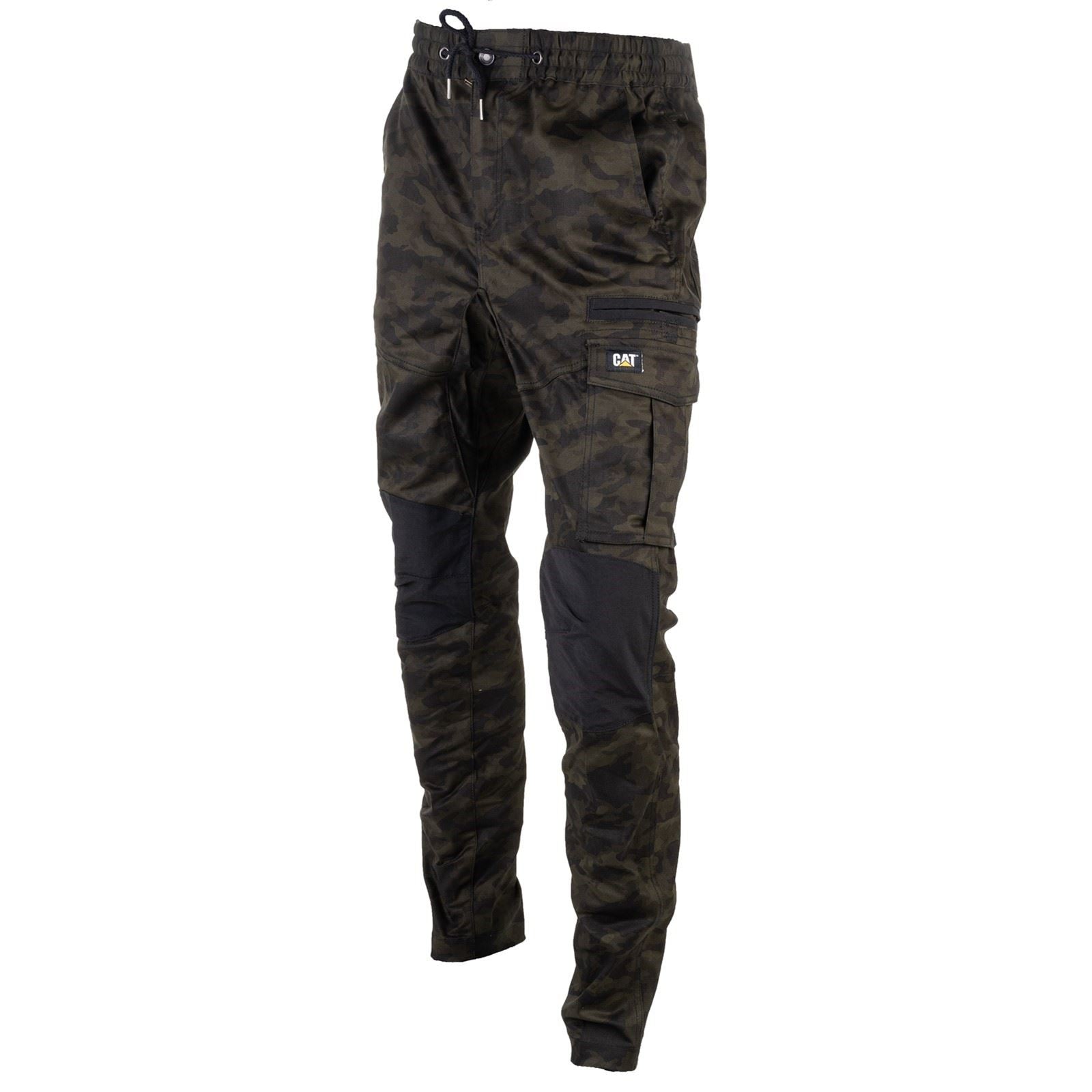 Caterpillar Dynamics Cotton Men's Green Outdoor Trousers