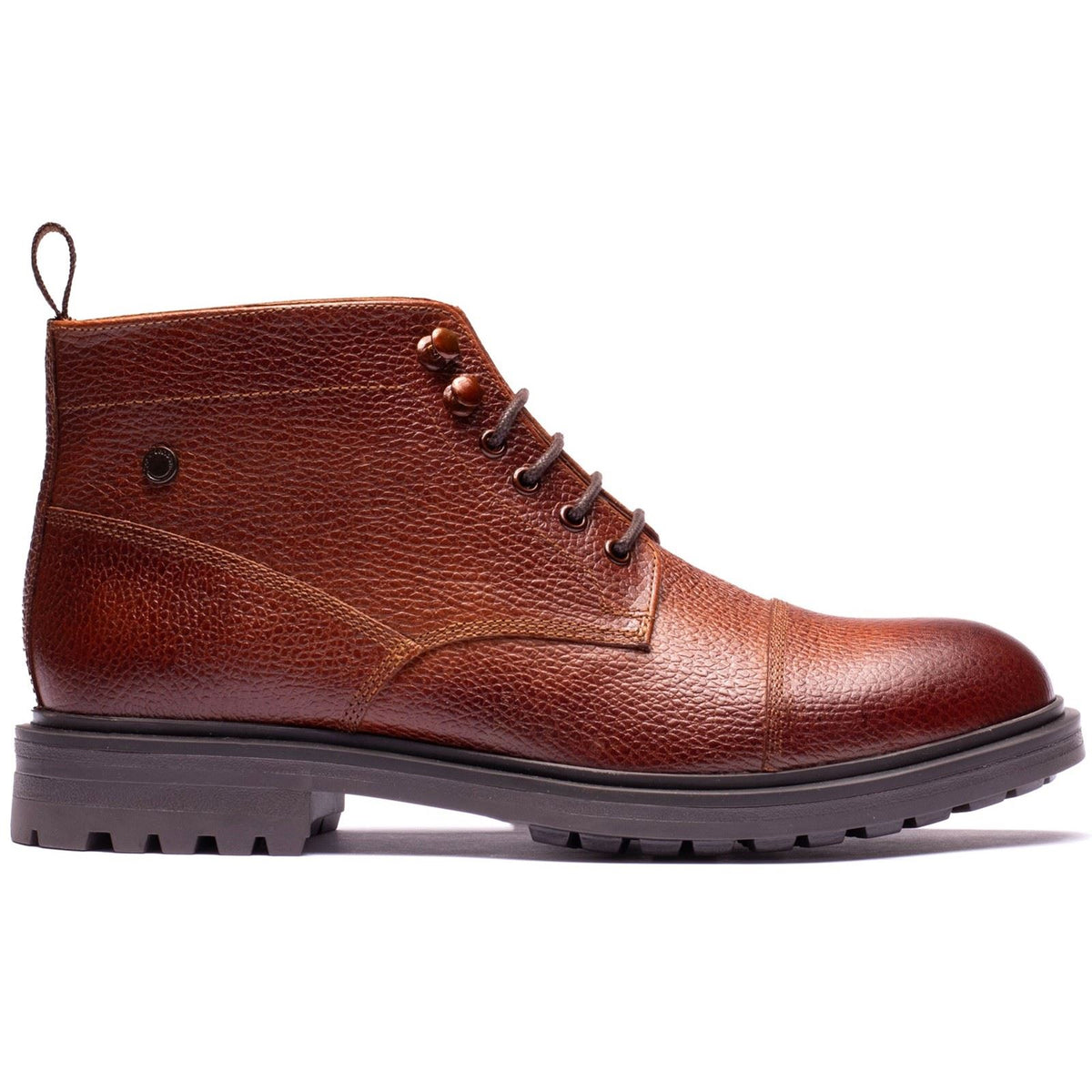 Base London Mercer Leather Men's TAN Ankle Boots