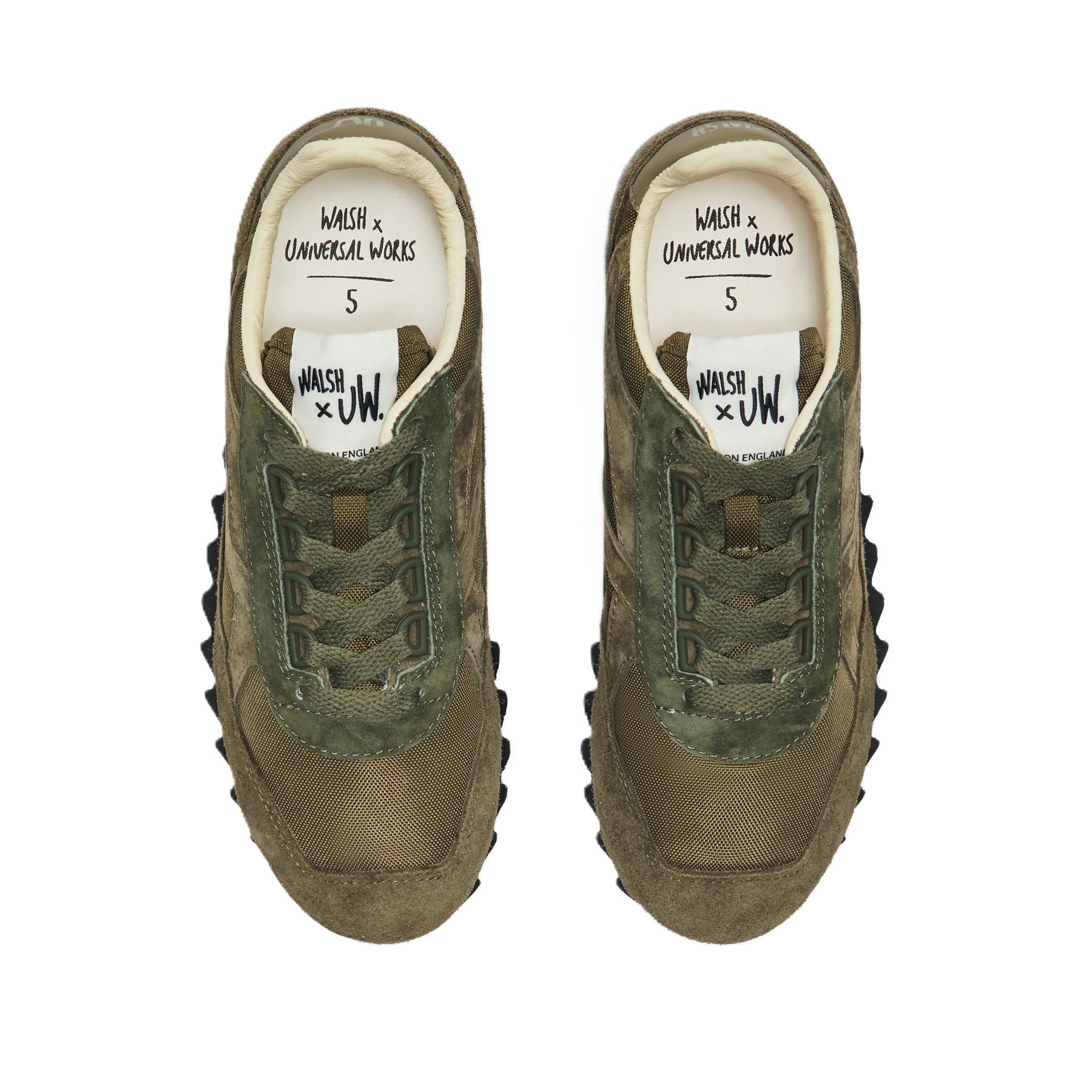 Walsh Ensign Green Trainers