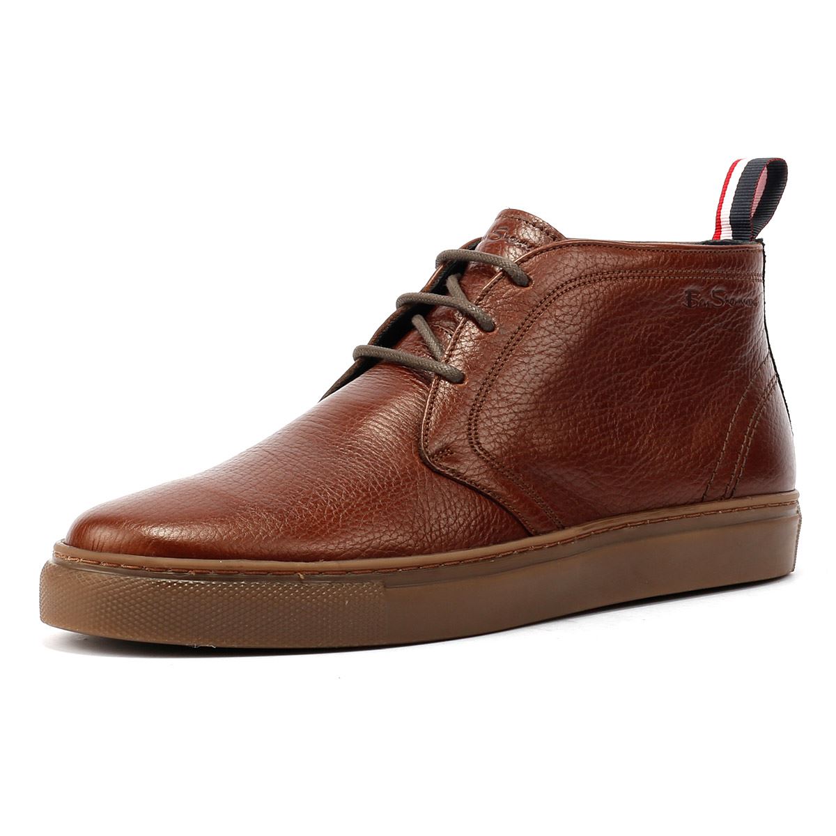 Ben Sherman Parka Leather Men's Brown Boots