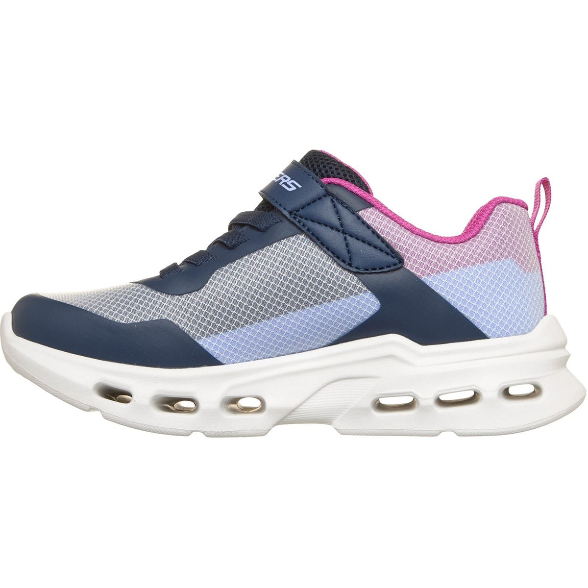 Skechers Glide-Step Drift Textile Girl's Navy/Multi Trainers