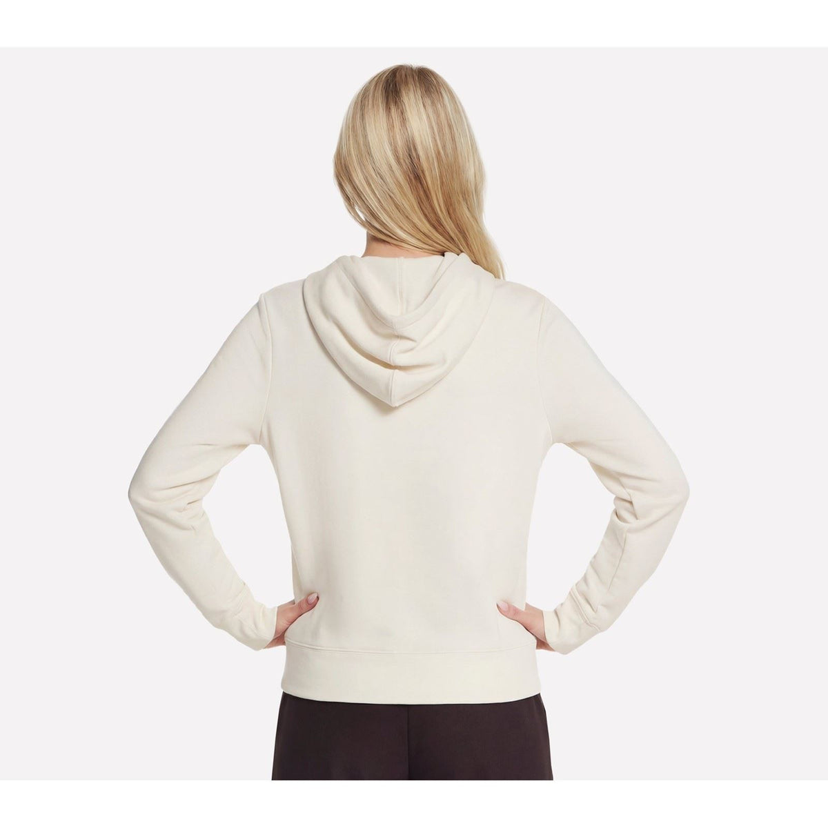 Skechers Cozy Luxe Hoodie Women's Off White Hooded Sweatshirt