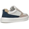 Geox U DEIVEN Leather/Suede Men's Sand/White Trainers
