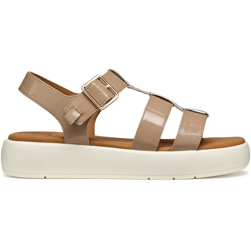 Geox D CAMALEI Synthetic Synthetic Women's Caramel Sandals