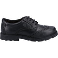 Hush Puppies Jacob SNR Leather Boys's Black Brogues