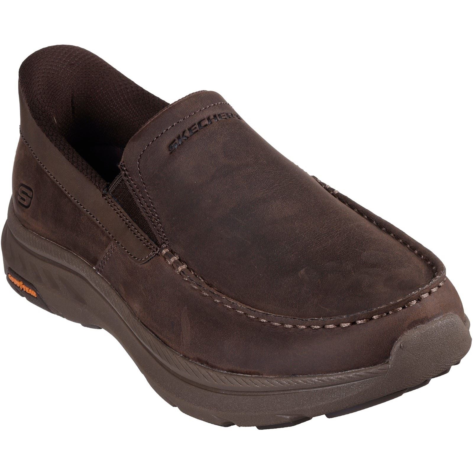 Skechers Pollard Osgood Leather Men's Cocoa Loafers