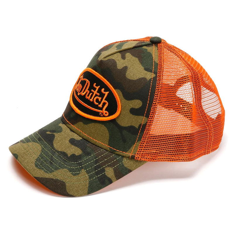 Von Dutch Multi Trucker Cotton Camo Caps