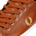 Fred Perry Baseline Leather Men's Tan/Champagne Trainers