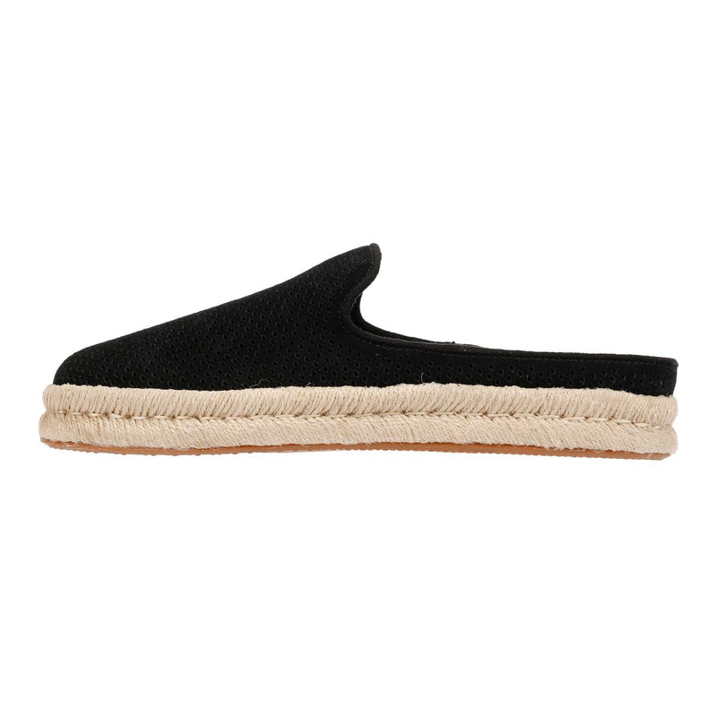 TOMS Santiago Suede Men's Black Mules