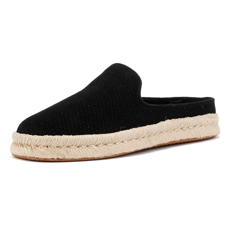 TOMS Santiago Suede Men's Black Mules