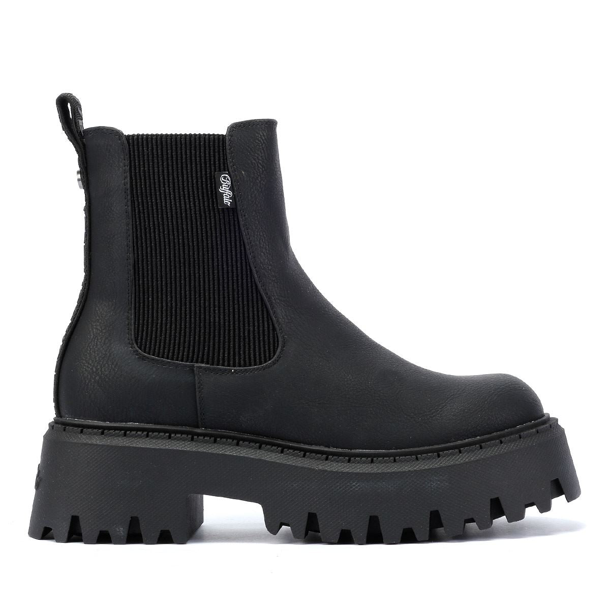 Buffalo Aspen Chelsea Vegan Nappa Women's Black Boots