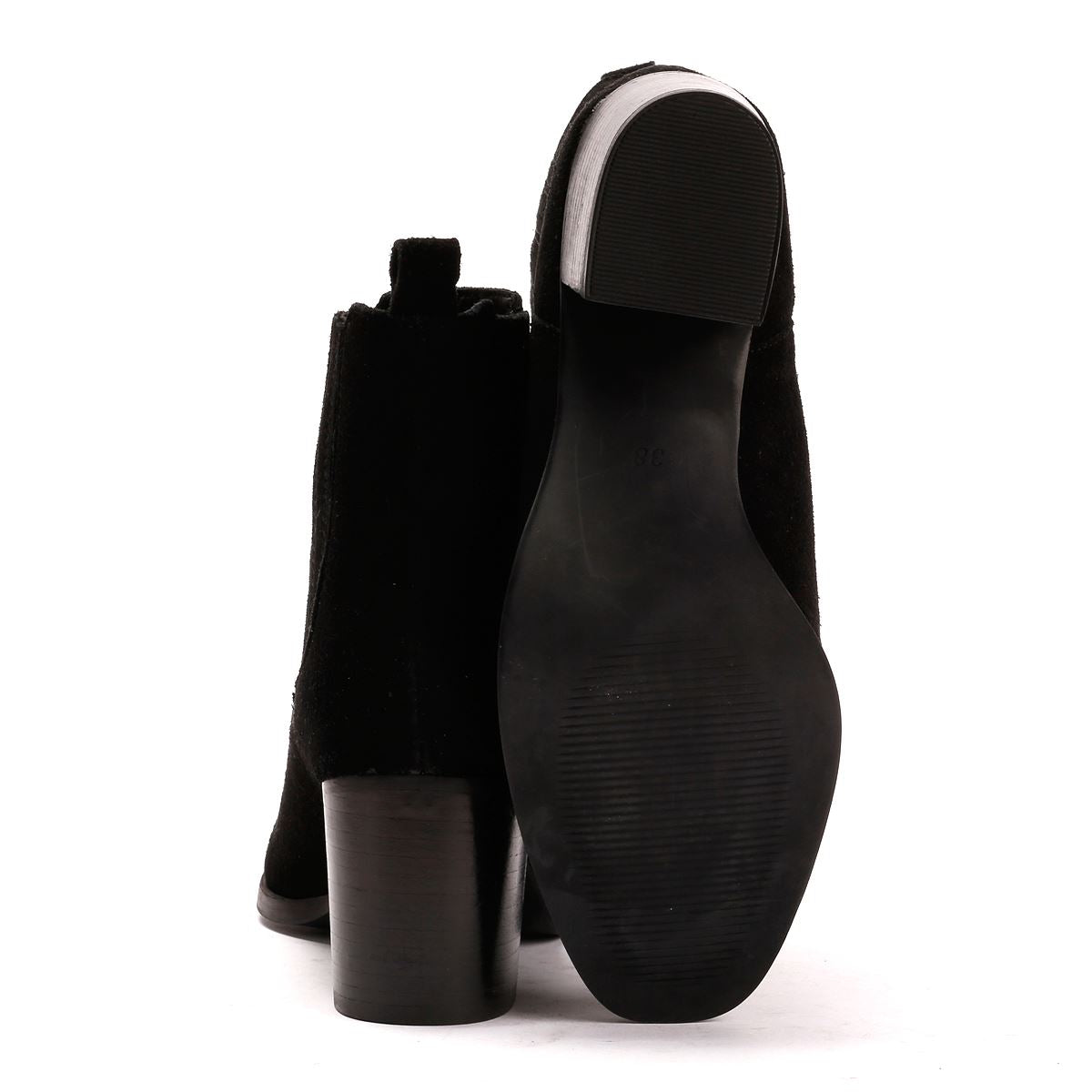 Osprey London The Naples Suede Women's Black Boots