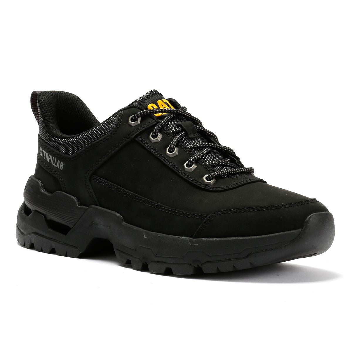 Caterpillar Surge Hiker Lo Waxy Nubuck Men's Black Lace-Up Shoes