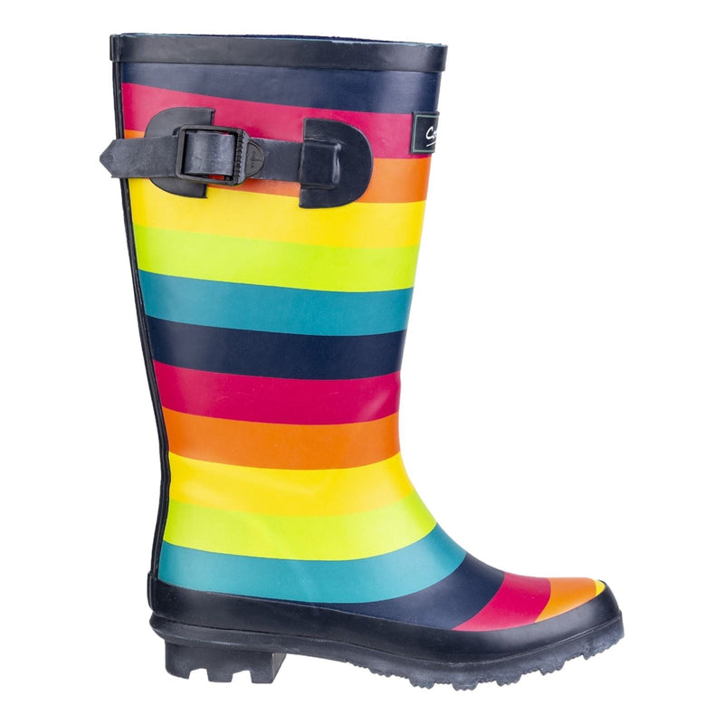 Cotswold Rainbow Rubber Multicoloured Wellington Boots