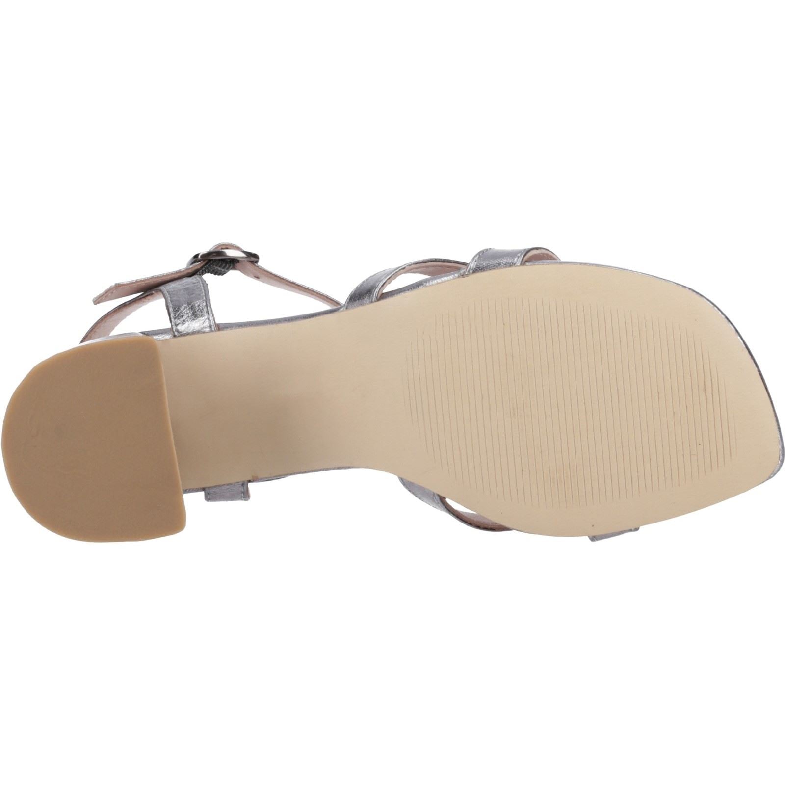 Hush Puppies Nalani Leather Women's Pewter Sandals