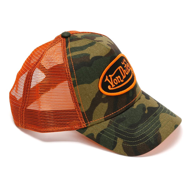Von Dutch Multi Trucker Cotton Camo Caps