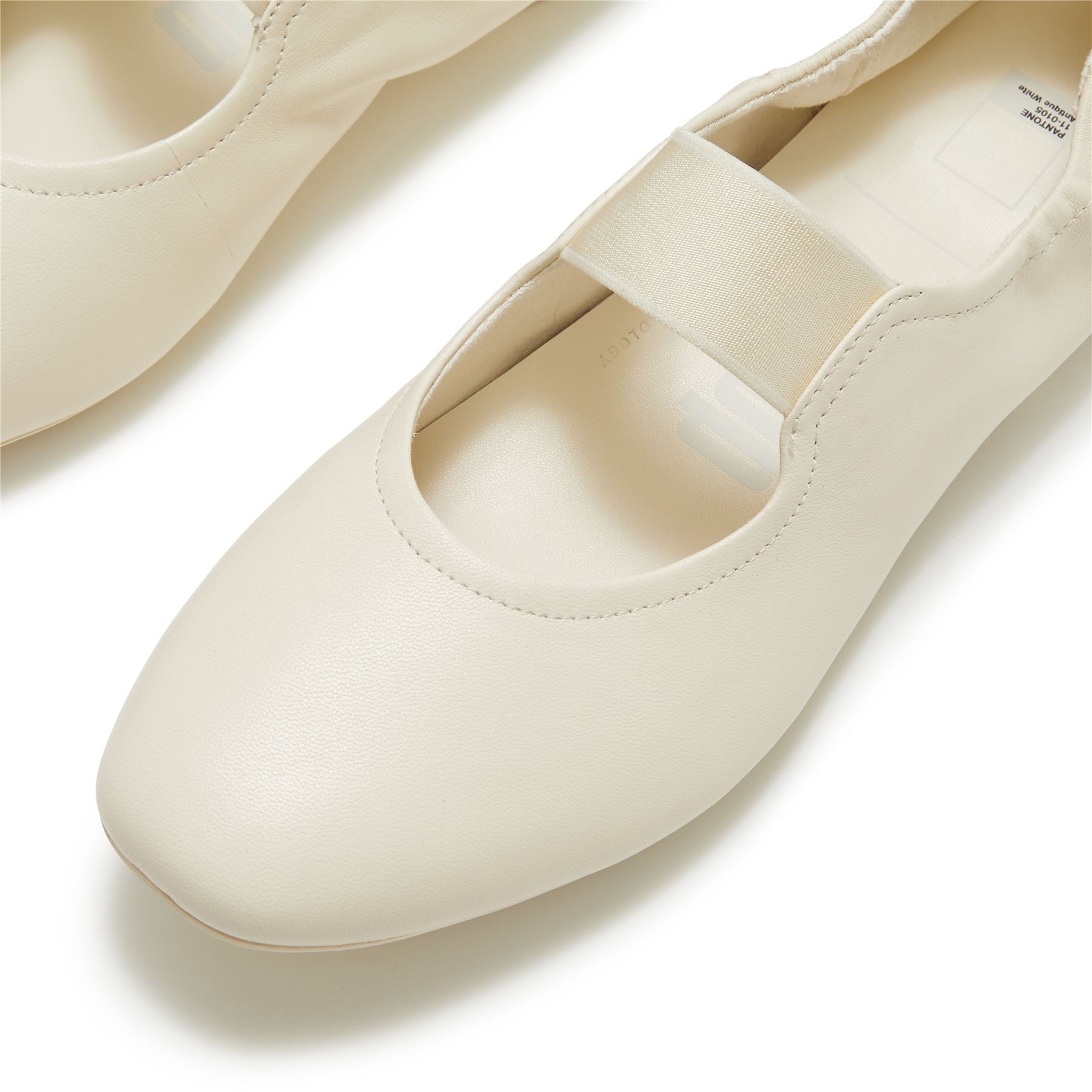 FitFlop X Pantone Delicato Mary Jane Leather Women's White Shoes